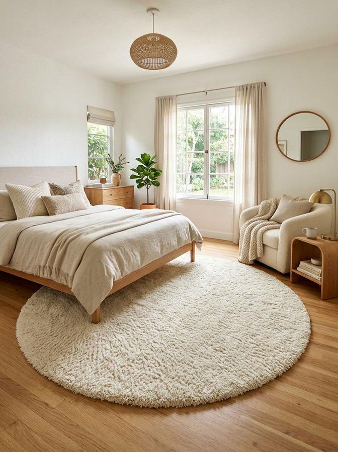 Deep‑brown wool rug, distressed fringe, traditional living room, chesterfield sofa backdrop