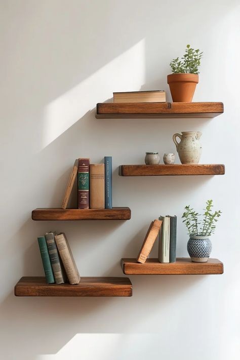 Marble floating shelf, elegant design, living room wall, luxurious stone surface.